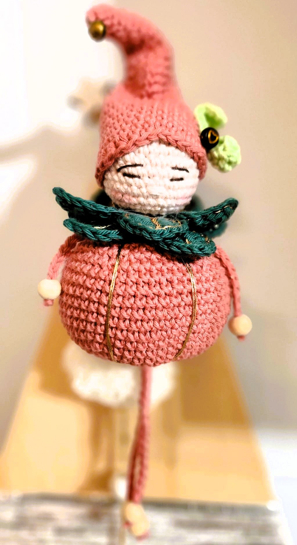 Duende de Navidad ganchillo - Imagen 4