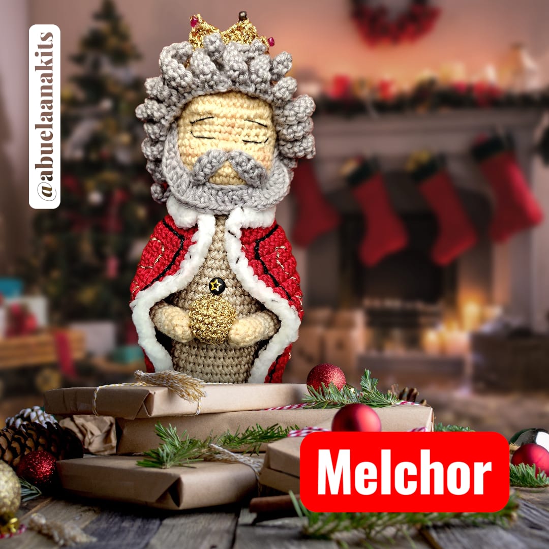 Reyes Magos Belén Ganchillo - Imagen 2