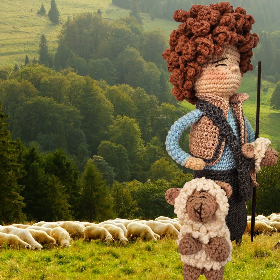 Pastorcillo Belén ganchillo 2025 - Imagen 3