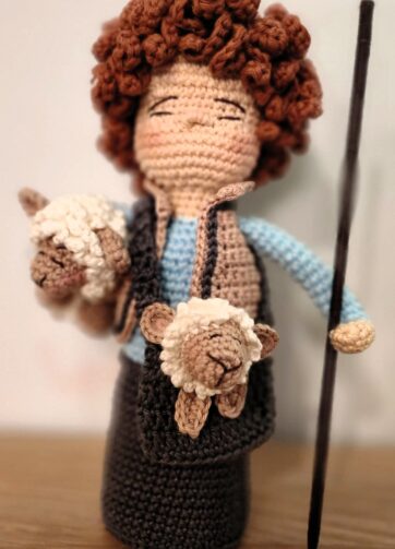 Pastorcillo Belén ganchillo 2025